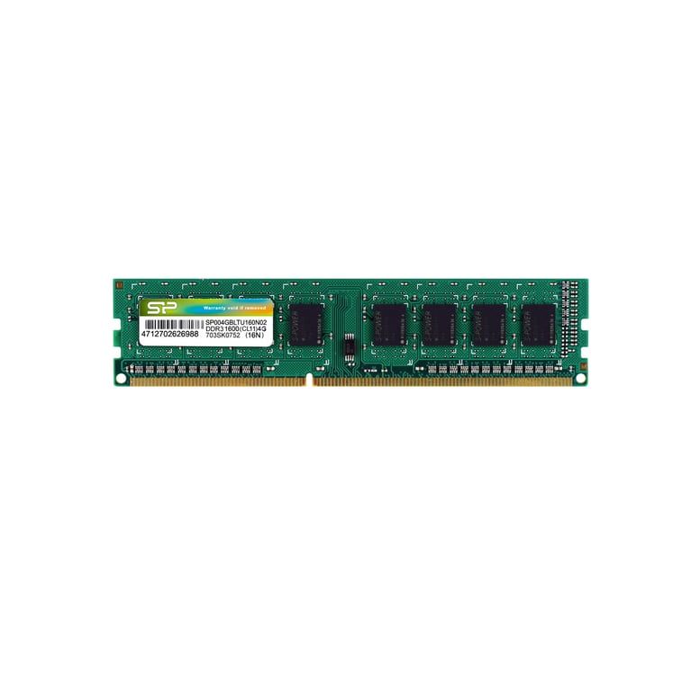 Silicon Power SP004GBLTU160N02 module de mémoire 4 Go DDR3 1600 MHz Neuf