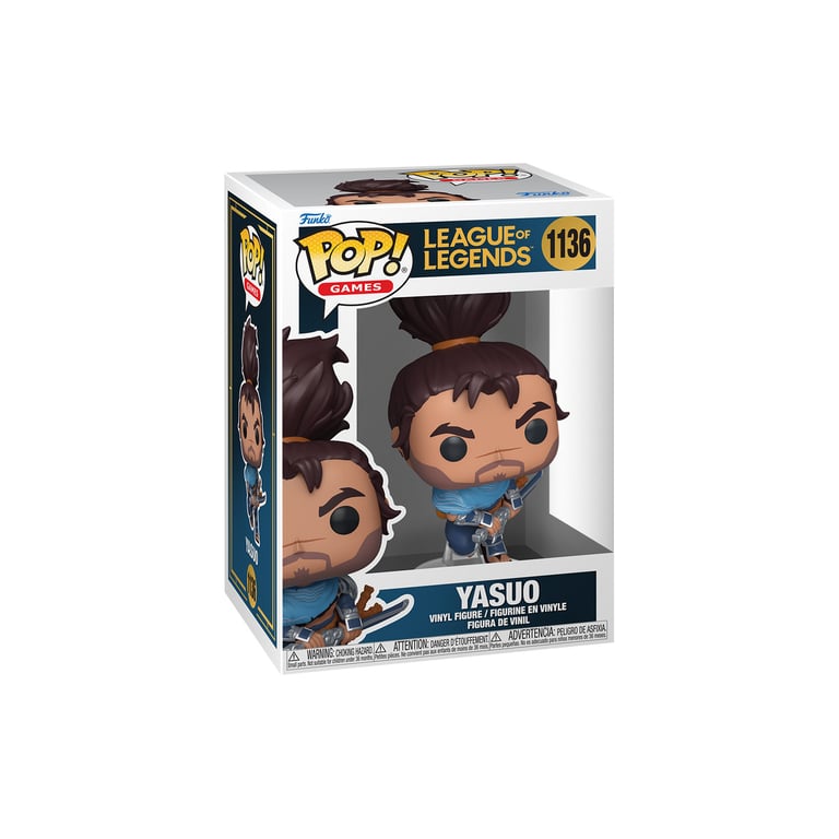 Funko Pop! Games: LoL Yasuo League of Legends Figurine en Vinyle à Collectionner Idée de Cadeau Produits Officiels Video Games Fans - vue 4