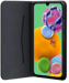 Clamshell folio con ranura para tarjetas y soporte para Samsung Galaxy A90 5G 2019, Negro
