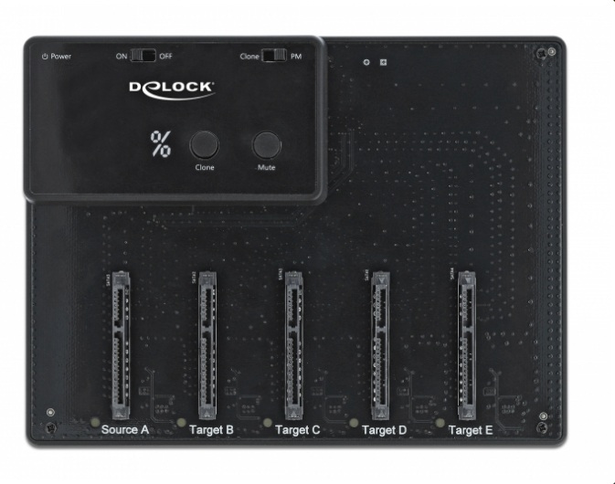 DeLOCK Station d'accueil et de clonage USB 5 Gbps pour 5 x SATA HDD / SSD 2.5? Neuf - vue 3