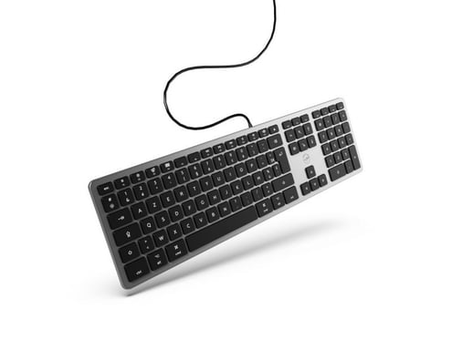 Mobility Lab Design Teclado USB táctil, compatible con Mac (Gris)