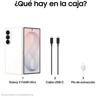 Galaxy Z Fold8 Ultra (5G) 512 GB, Blanco