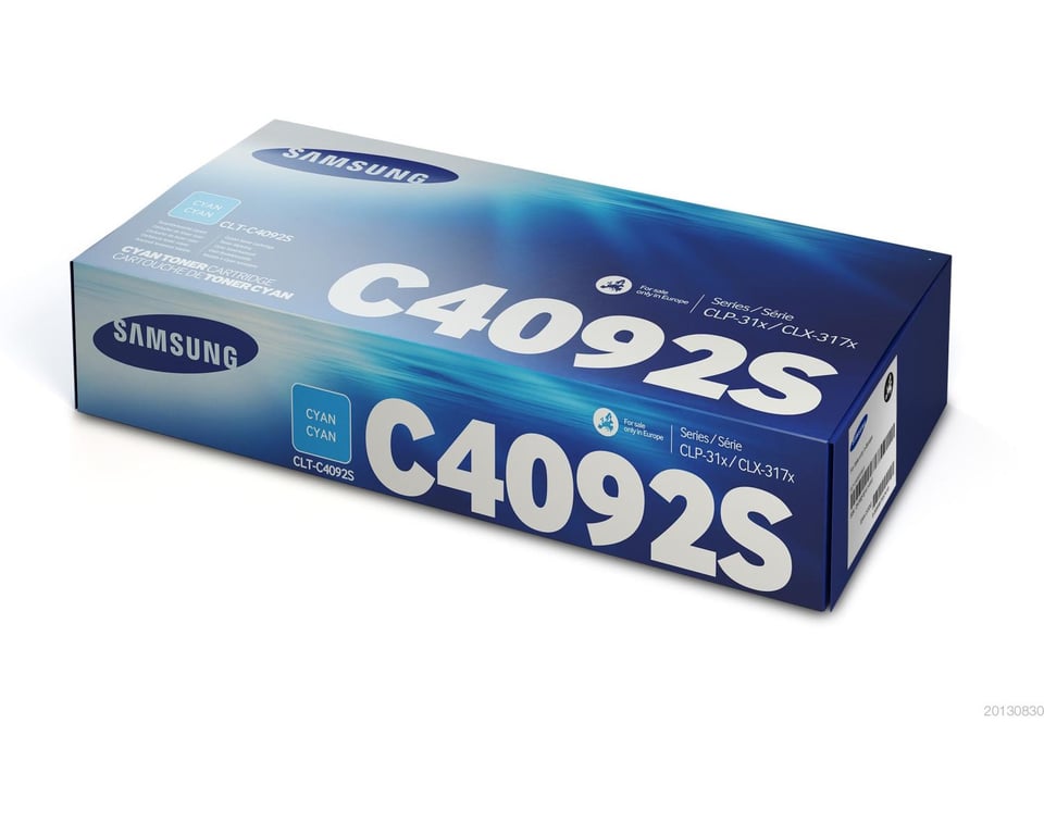 Cartouche de toner cyan Samsung CLT C4092S SU005A pour CLP 310CLP 315CLX 3170CLX 3175 Series - vue 2