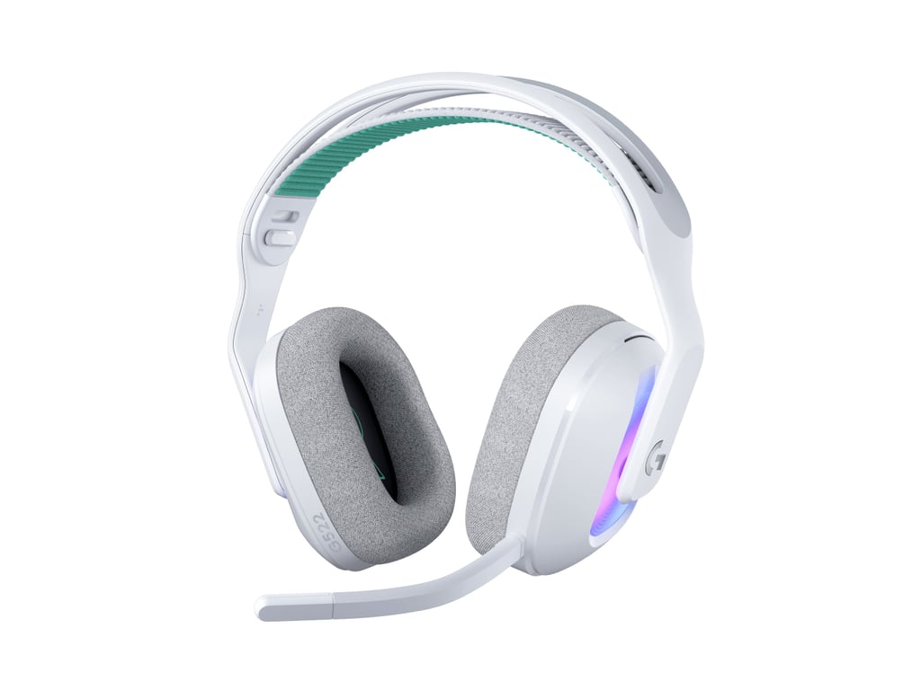 Casque Gamer Logitech G522 Lightspeed Blanc - Bluetooth, Réducteur de Bruit, 70h Autonomie - PS4, PS5, PC - Neuf