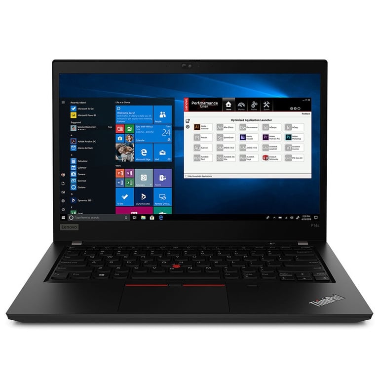 Lenovo Thinkpad Core i7, 2.8 , 16 Go 512 Go Nvidia Quadro T500 4Go Noir 14 Windows 11 Pro - Très Bon État