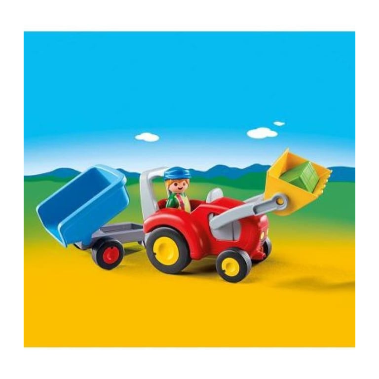 Jouet Fermier Avec Tracteur Et Remorque 6964 Playmobil Le Jouet - vue 2