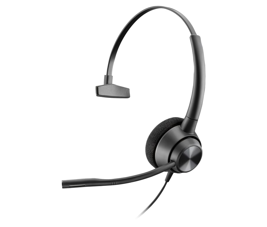 POLY Micro casque EncorePro 310 monaural avec fonction Quick Disconnect TAA Neuf - vue 6