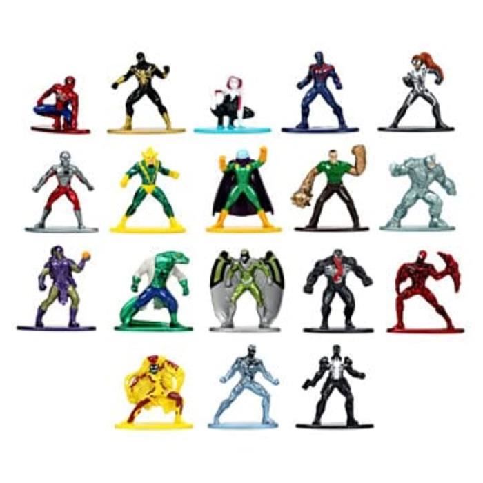 Coffret Spiderman SIMBA.DICKIE.GROUP 18 figurines 4cm en métal Enfant - vue 9