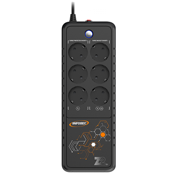 INFOSEC Z2 EX 700 Onduleur CA 220230240 V 700 VA monophasé USB connecteurs de sortie : 6 France - vue 2