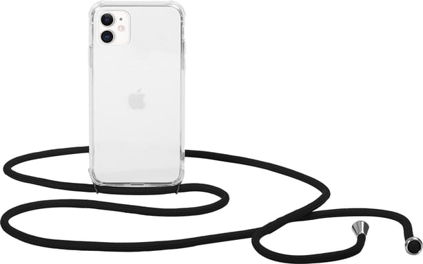 Coque avec bandoulière Transparente pour iPhone 12 mini