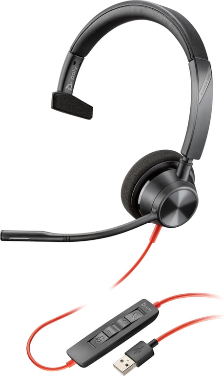 HP Poly Micro-casque Poly Blackwire 5210 monaural USB-A - Neuf