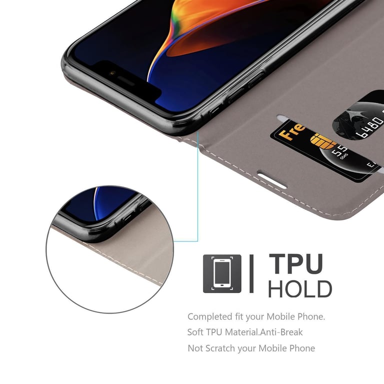 Funda Xiaomi 13 Pro - Polipiel + TPU - Negro