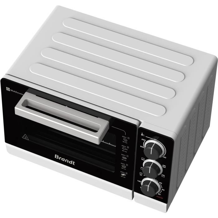 Four Compact Brandt FC265MWST – 26L, 1500W, 5 Modes De Cuisson - vue 3