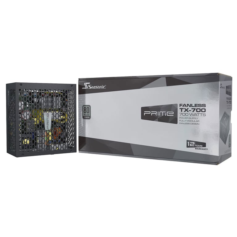 Seasonic Prime Fanless Tx Netzteil 80 Plus Modular - vue 3