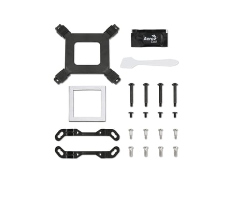 Aerocool MIRAGEL120W Refrigeración Líquida CPU Ventilador 12cm ARGB TDP 200W Blanco