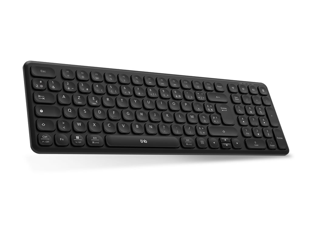 TNB SLIM PRO Rechargeable Wireless Keyboard FR - vue 3