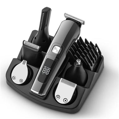 Tondeuse à cheveux rechargeable XO CF30 - 4 têtes pour différentes zones - 10 accessoires - 2 vit