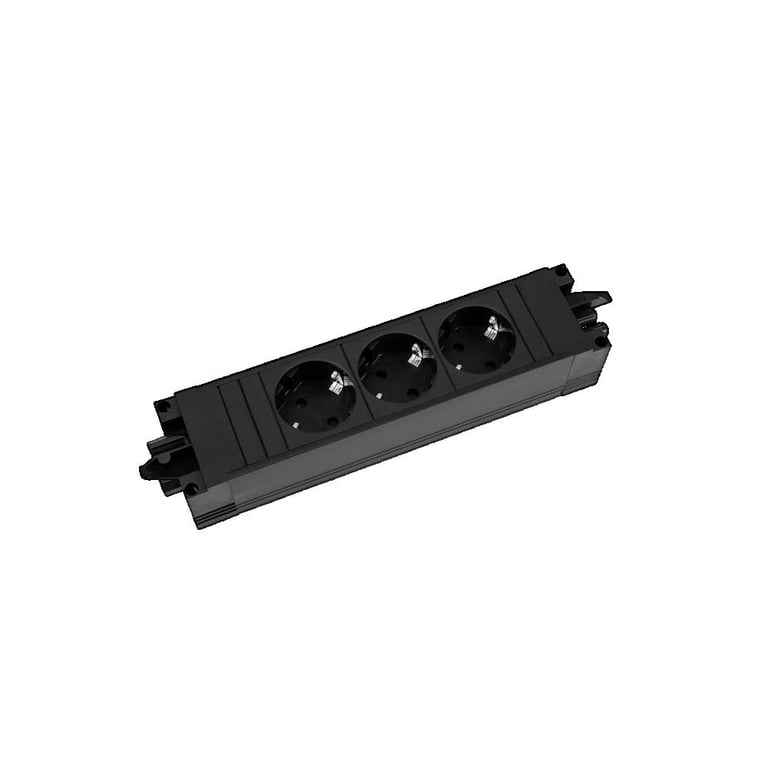 Multiprise Bachmann 906.18818 3 prises Type F IP20 - vue 2