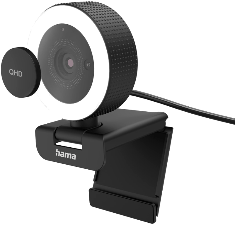 Webcam avec lumière annulaire C-800 Pro , QHD, avec télécommande