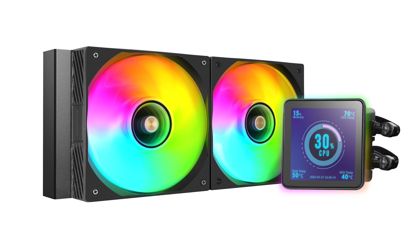 Mars Gaming ML VISIONPRO240 Processeur Refroidisseur de liquide tout en un 12 cm 1 pièce Neuf - vue 3