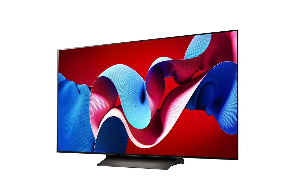 TV LG 4K OLED Evo OLED77C6 195 cm 2026 - vue 3
