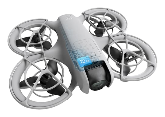 DJI Neo 4 rotores Cuadricóptero 12 MP 3840 x 2880 Pixeles 1435 mAh Negro, Blanco