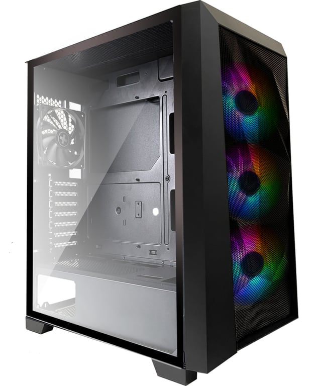 Boitier PC Moyen Tour ATX Xilence Xilent Breeze Performance A+X7 RGB avec panneau vitré - vue 2
