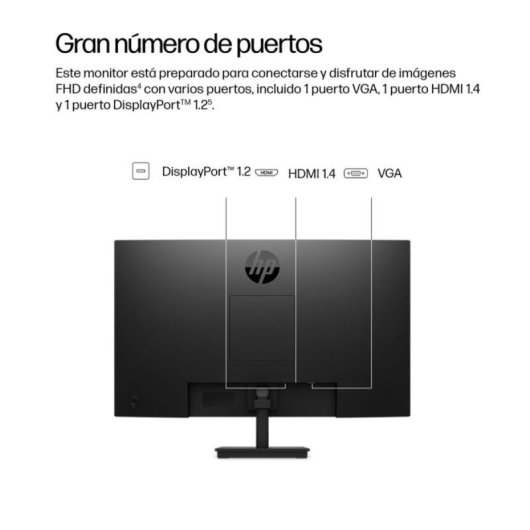Moniteur HP Série 3 Pro 324ph 23 8 FullHD 100Hz IPS Haut parleurs 5ms - vue 3