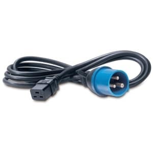 APC NetShelter - Cable de alimentación - Enchufes CEE 309 y C19 - 50/60 Hz - 16A - 2,5m - Profesionales