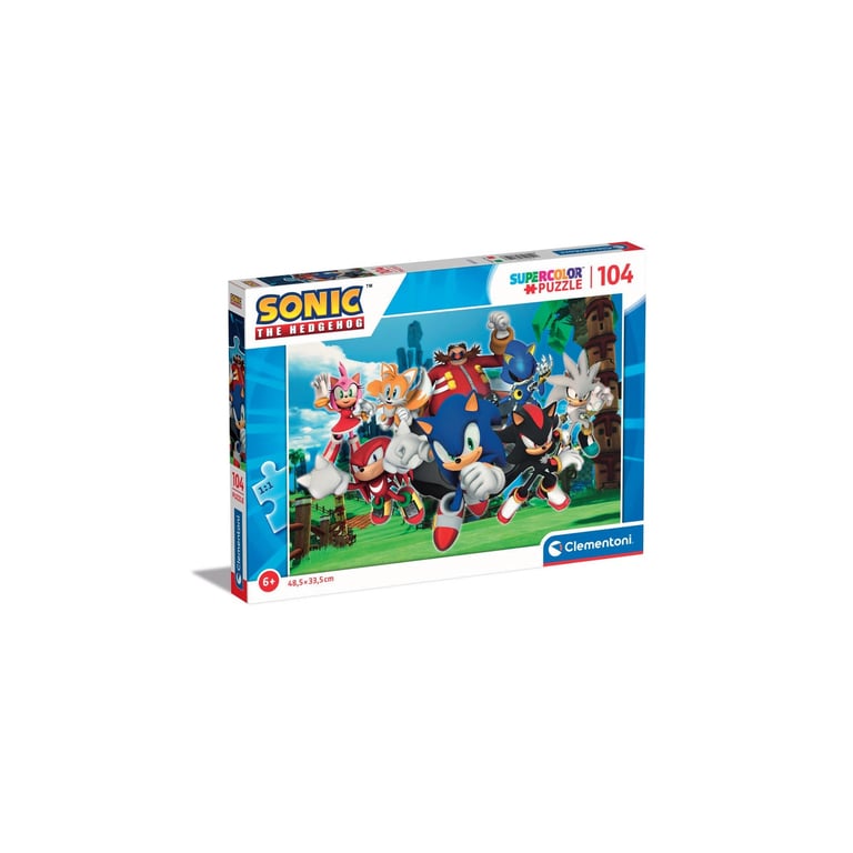 Clementoni Supercolor 104 pièces Sonic Neuf