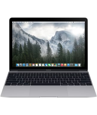 Apple MacBook Portátil 30,5 cm (12'') 2K Ultra HD Intel® Core? M 8 GB LPDDR3-SDRAM 256 GB SSD Wi-Fi 5 (802.11ac) Mac OS X 10.10 Yosemite Gris