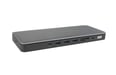 USB-C dock, triple, 2x HDMI/DP, USB-C/