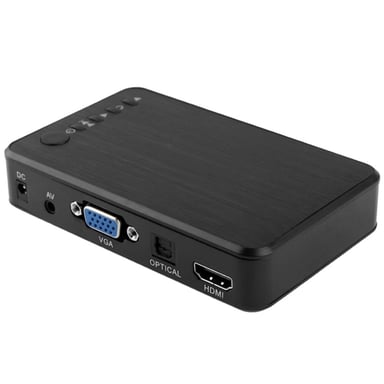 Mini Lecteur Multimédia Full HD 1080P HDd Carte SD USB Sortie HDMI Vga YONIS