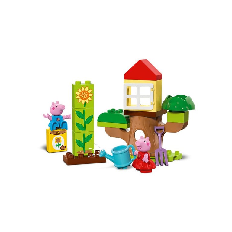 Set LEGO DUPLO Peppa Pig : Jardin et Cabane dans l'Arbre (10431) - Neuf