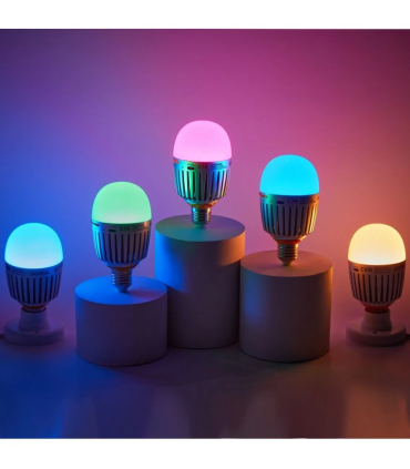 GODOX Kit de 8 ampoules C7R K8B RGBWW e27 - vue 3