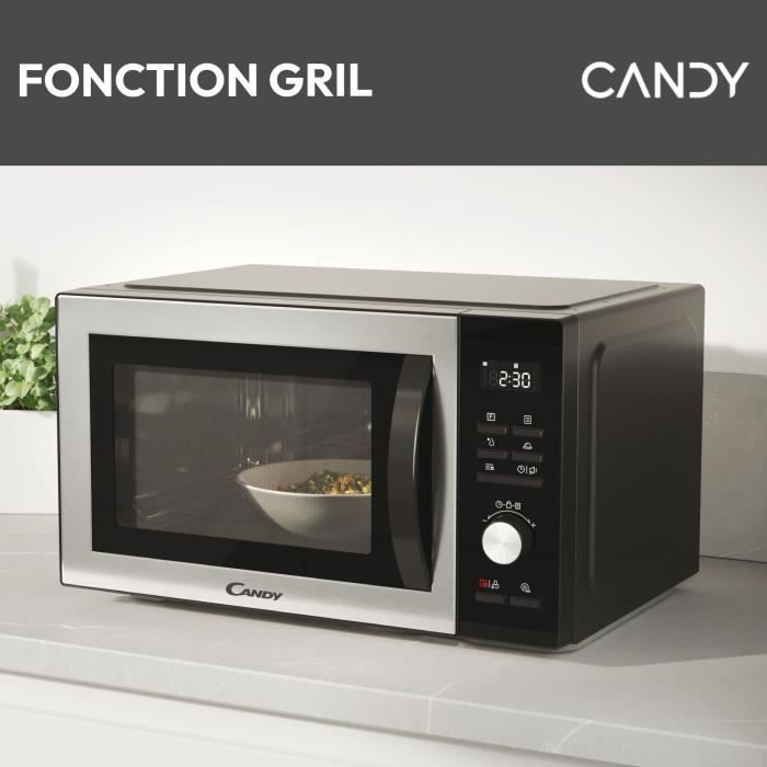 Micro-Ondes Combiné Candy CMCA29EDLB – 29L, 1000W, Menus Pré-Programmés - vue 10