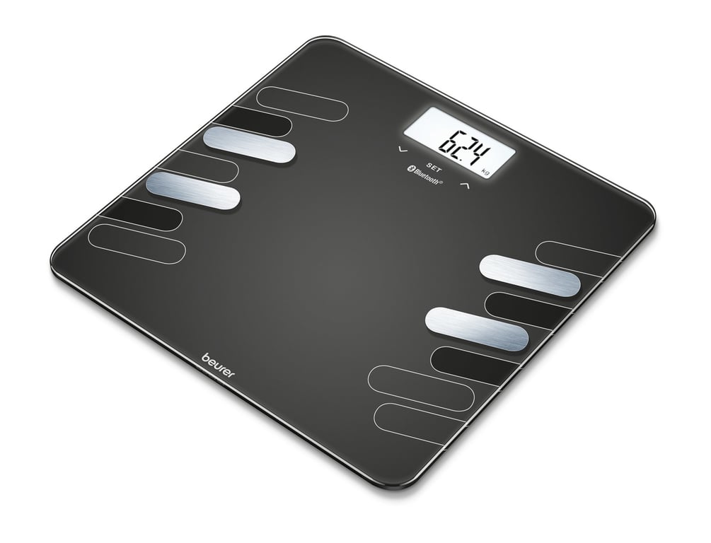 Beurer BF 600 Rectangle Noir, Acier inoxydable Pèse-personne électronique - Neuf