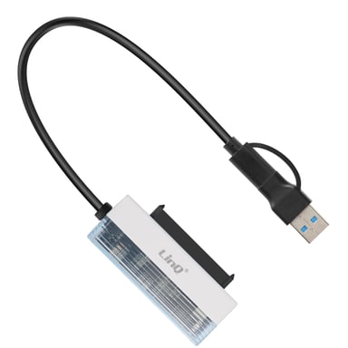 Adattatore da USB e USB-C verso SATA 2,5'' trasferimento dati 5 Gbit/s