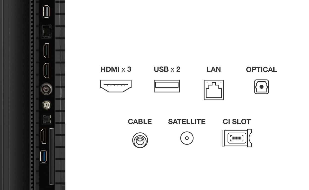 TV QLED TCL 85P79K 2025 - vue 6