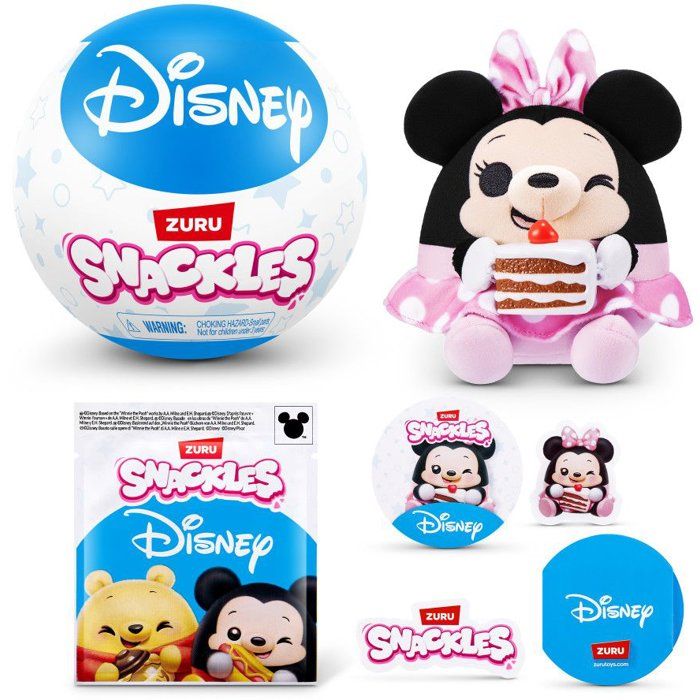 Capsule surprise Peluche Snackles Disney Modele aléatoire 13 cm Des Neuf - vue 2