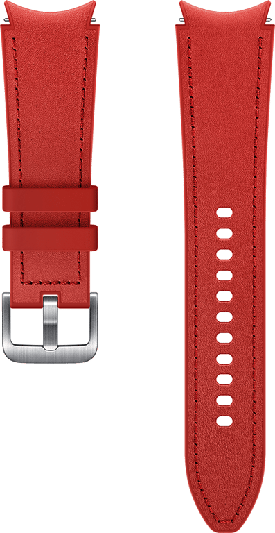 Bracelet Hybride en cuir pour G Watch 4 130mm, M/L Rouge Samsung