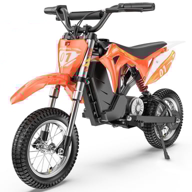 HillMiles MileRocket 1 Moto de cross eléctrica para niños, batería de 36 V y 4 Ah