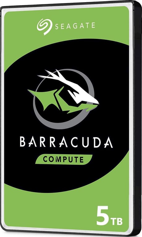 Seagate BarraCuda 5 To Disque dur interne HDD – 2 5" SATA 6 Gbit/ 5 400 trmin 128 Mo de mémoire cache pour PC portable ST5000LM000