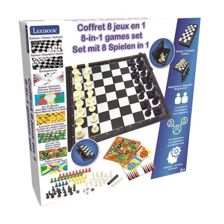 Lexibook Jeu De Société Magnétique – C 8 Jeux En 1 - vue 5
