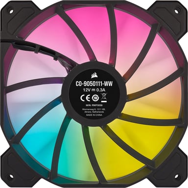 Corsair SP140 RGB ELITE Carcasa del ordenador Ventilador 14 cm Negro 1 pieza(s)