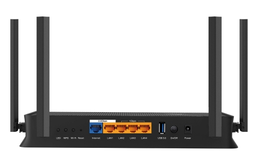 Routeur WiFi Bi bande TP Link BE3600 Jusqu'à 3 6 Gbit/ 2 5G Ports Gigabit Jeux et Streaming - vue 4