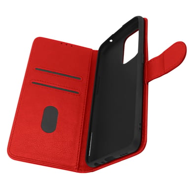 Funda Oppo A94 5G Tarjetero Función Soporte Rojo