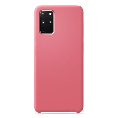 Coque silicone unie Soft Touch Rose compatible Samsung Galaxy S20 Plus