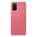 Coque silicone unie Soft Touch Rose compatible Samsung Galaxy S20 Plus