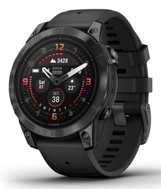 Garmin Epix Pro (Gen 2) 3,3 cm (1,3 '') AMOLED 47 mm digitale 416 x 416 pixel touchscreen Black WLAN GPS (010-02803-11)